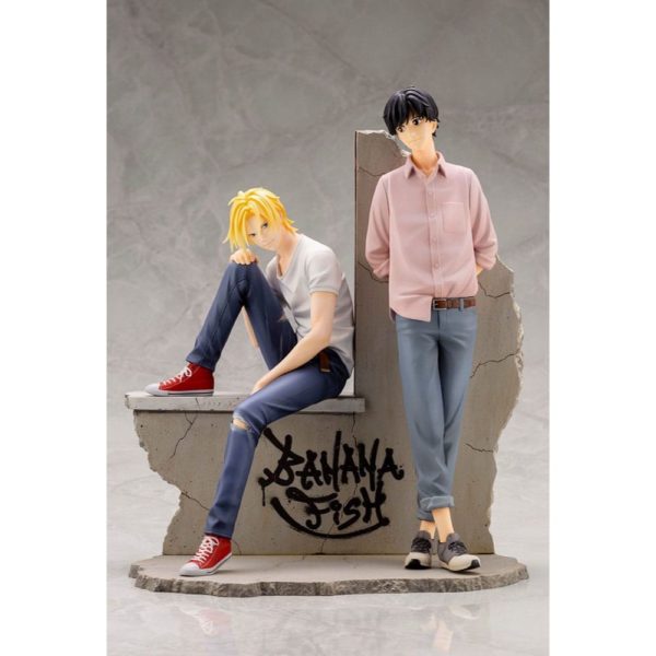 (PRE-VENTA) Figura Banana Fish Estatua ARTFXJ PVC 1/8 Ash & Eiji 25 cm