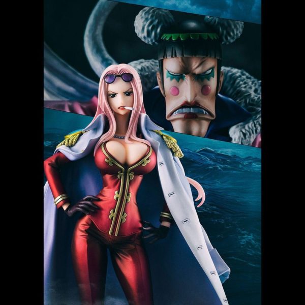 (PRE-VENTA) Figura One Piece Estatua PVC P.O.P. Black Cage Hina Limited Edition 23 cm