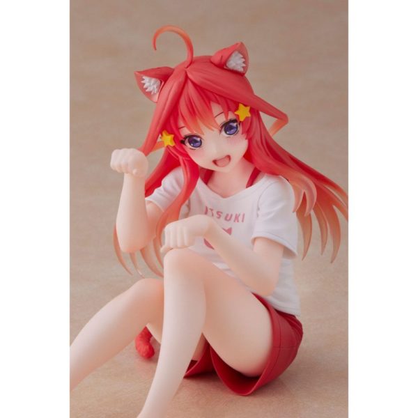 (PRE-VENTA) Figura The Quintessential Quintuplets Estatua PVC Desktop Itsuki Nakano Newley Written Cat Roomwear Ver.