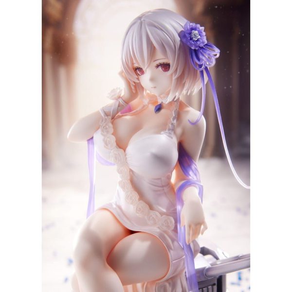 (PRE-VENTA) Figura Azur Lane PVC DreamTech 1/7 Sirius White Rose DT-163 22 cm