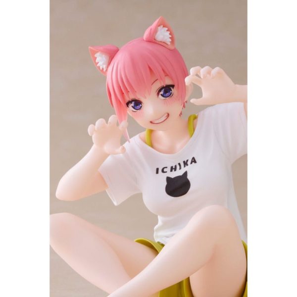 (PRE-VENTA) Figura The Quintessential Quintuplets 2 Estatua PVC Desktop Ichika Nakano Newley Written Cat Roomwear Ver. 13 cm