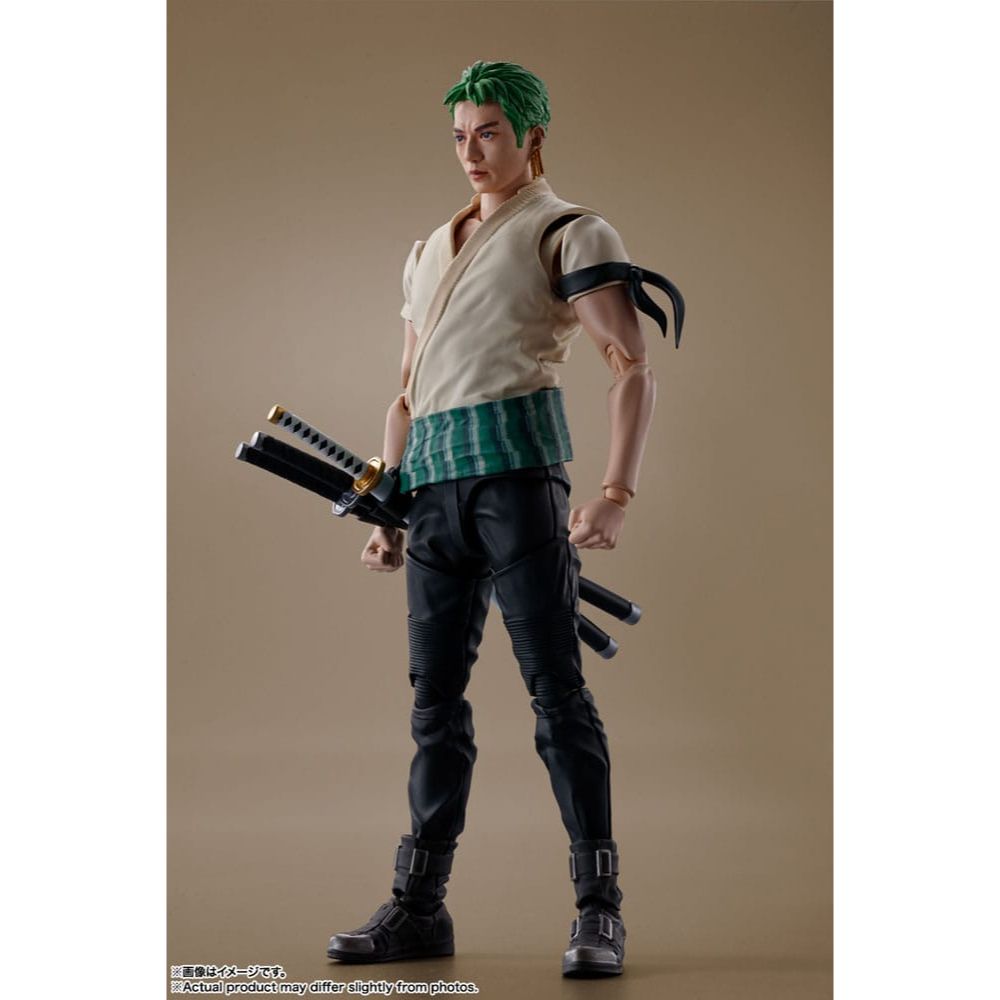 (PRE-VENTA) Figura One PieceFigura S.H. Figuarts Roronoa Zoro (Netflix) 14 cm