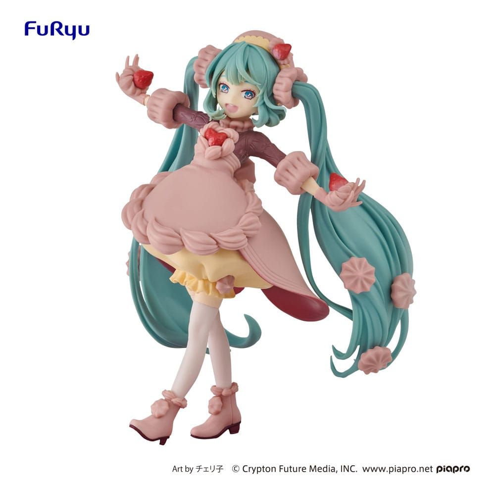 (PRE-VENTA) Figura Hatsune Miku Estatua PVC SweetSweets Series Strawberry Chocolate Short 17 cm