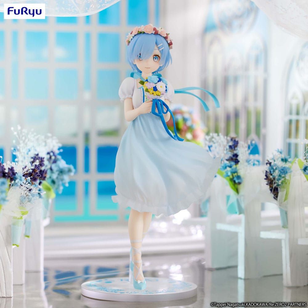 (PRE-VENTA) Figura Re:Zero Starting Life in Another World Estatua PVC Trio-Try-iT Rem Bridesmaid 21 cm