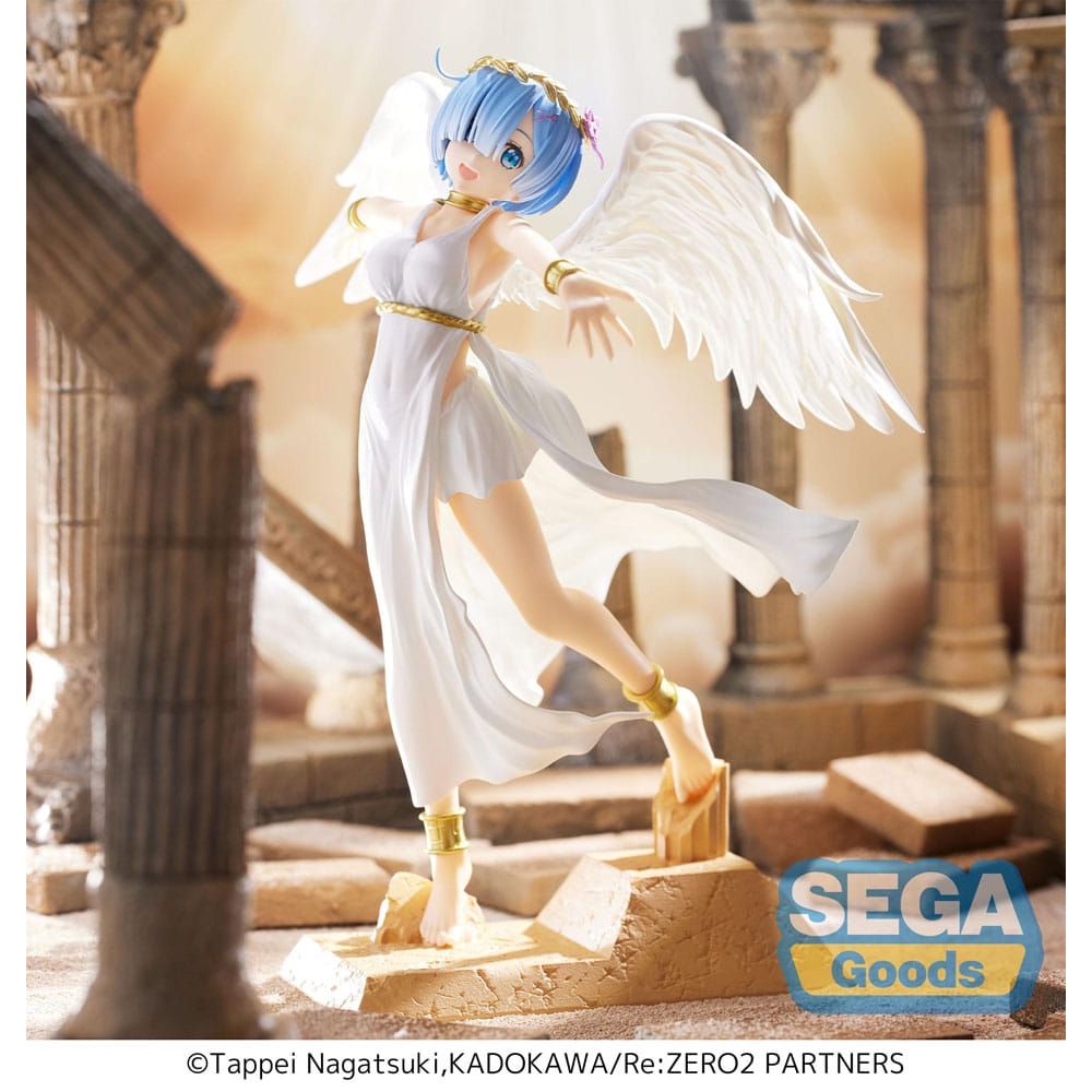 (PRE-VENTA) Figura Re:Zero Starting Life in Another World Estatua Luminasta PVC Rem Seraph 21 cm