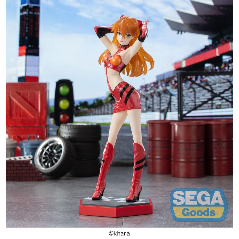 (PRE-VENTA) Figura Evangelion Estatua Luminasta PVC Evangelion Racing Asuka Shikinami Langley Pit Walk 25 cm