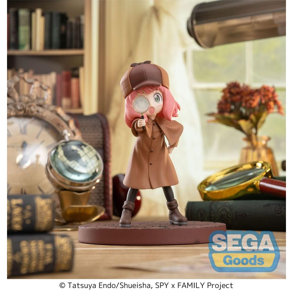 (PRE-VENTA) Figura Spy x Family Estatua Luminasta PVC Anya Forger Playing Detective Ver. 2 12 cm