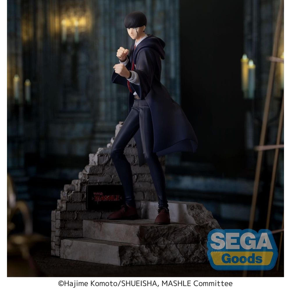 (PRE-VENTA) Figura Mashle: Magic and Muscles Estatua Luminasta PVC Mash Burnedead 19 cm