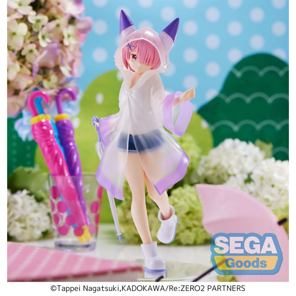 (PRE-VENTA) Figura Re:Zero Starting Life in Another World Estatua Luminasta PVC Ram Day After the Rain 21 cm