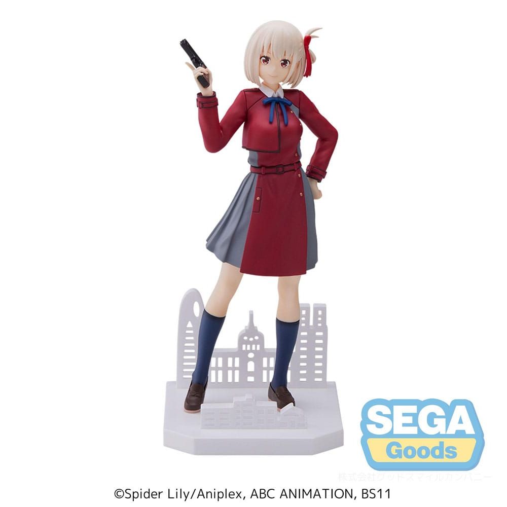 (PRE-VENTA) Figura Lycoris Recoil Estatua Luminasta PVC Chisato Nishikigi 19 cm