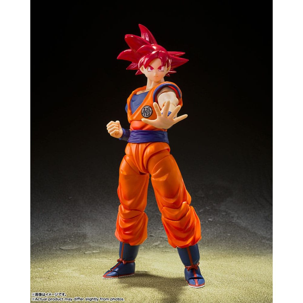 (PRE-VENTA) Figura Dragon Ball Super Figura S.H. Figuarts Super Saiyan God Son Goku Saiyan God of Virture 14 cm