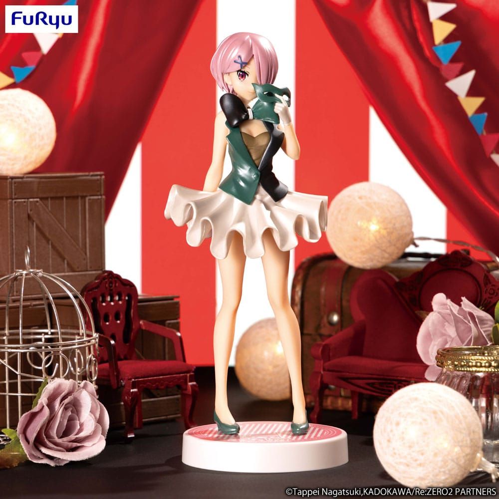 (PRE-VENTA) Figura Re:ZERO SSS Estatua PVC Ram in Circus Pearl Color Ver. 20 cm