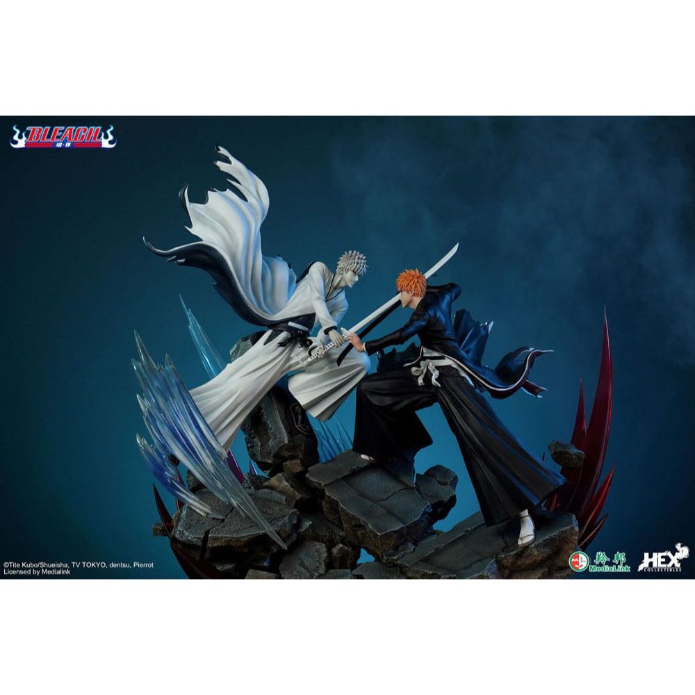 (PRE-VENTA) Figura Bleach Estatua 1/6 Elite Dynamic Ichigo Kurosaki vs Hollow Ichigo 56 cm