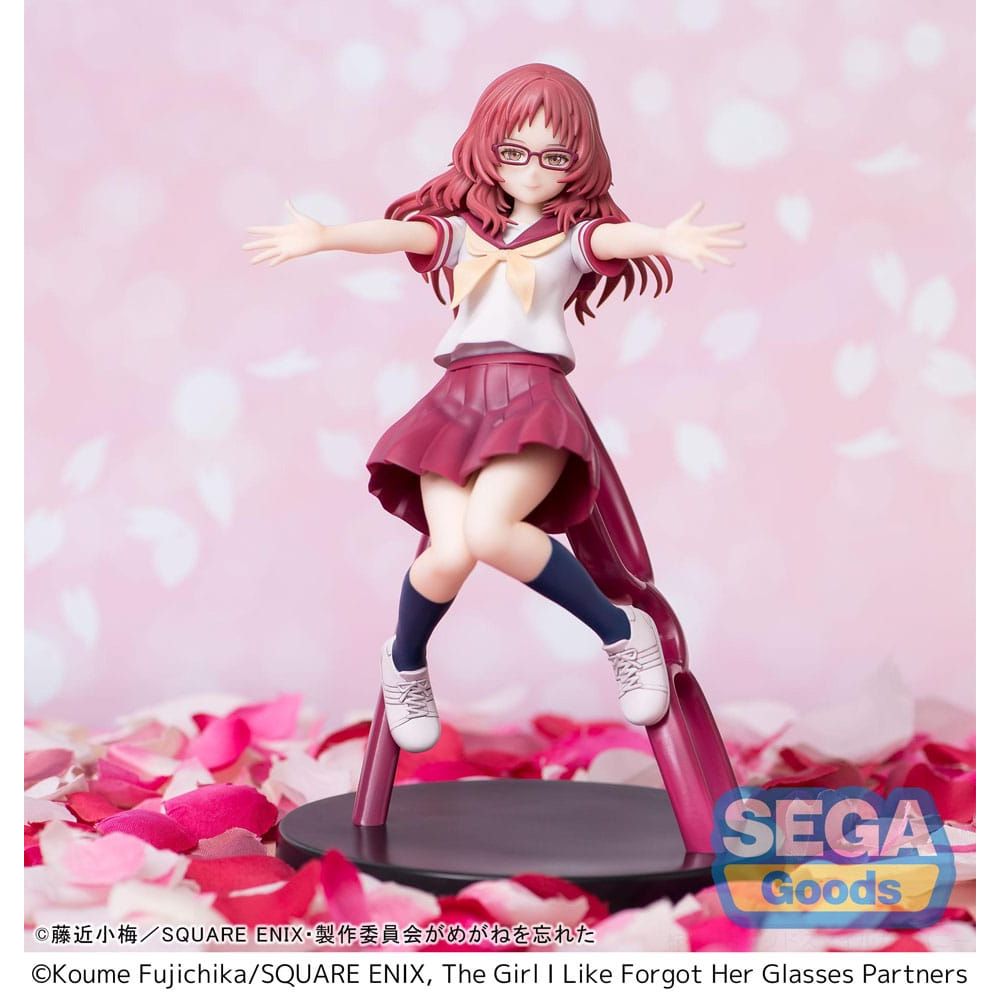 (PRE-VENTA) Figura The Girl I Like Forgot Her Glasses Estatua Luminasta PVC Ai Mie 18 cm