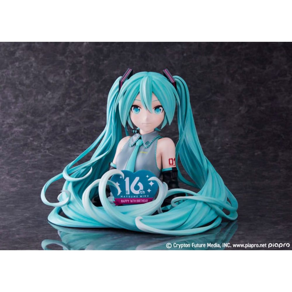 (PRE-VENTA) Figura Hatsune Miku Busto Hatsune Miku 16th Anniversary 25 cm