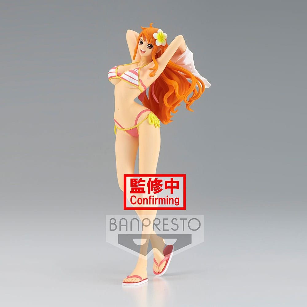(PRE-VENTA) Figura One Piece Estatua PVC Grandline Girls on Vacation Nami Ver. B 20 cm