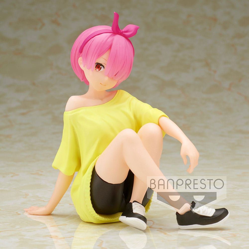 (PRE-VENTA) Figura Re:Zero Starting Life In Another World Estatua PVC Relax Time Ram Training Style Ver. 14 cm