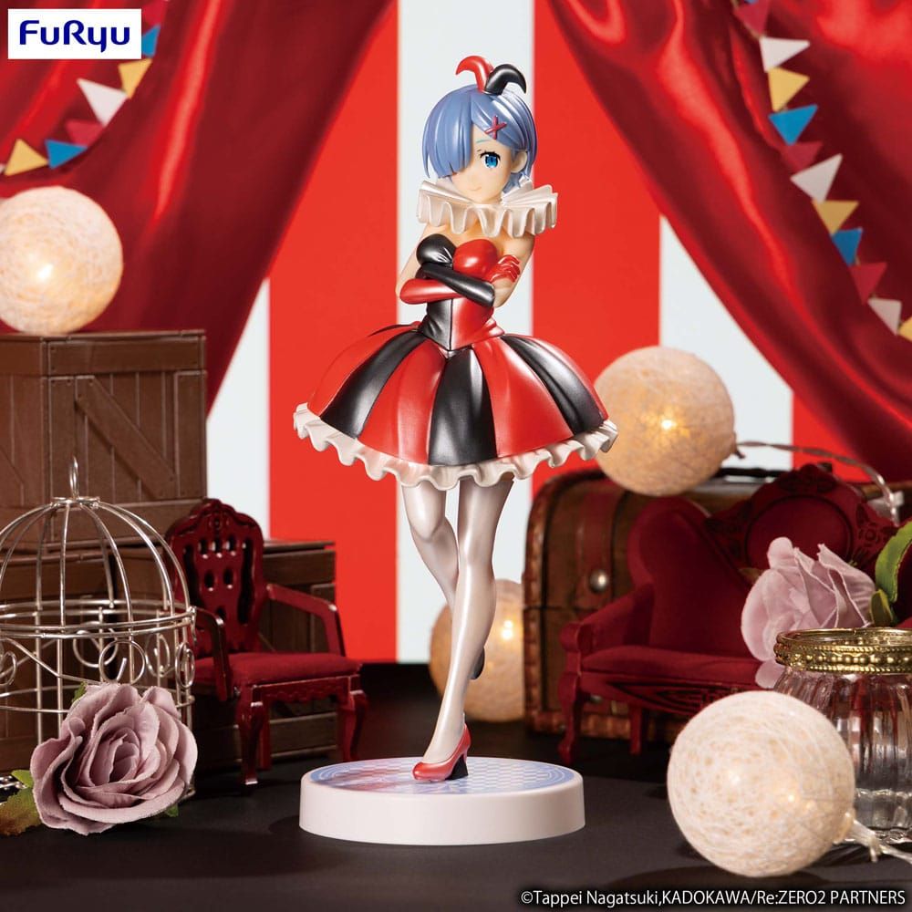 (PRE-VENTA) Figura Re:ZERO SSS Estatua PVC Rem in Circus Pearl Color Ver. 21 cm