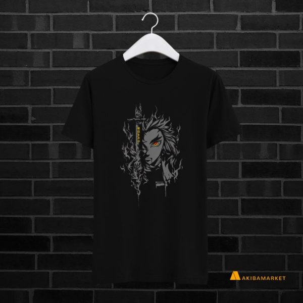 Camiseta Kyojuro Rengoku ver.2 Kimetsu no Yaiba