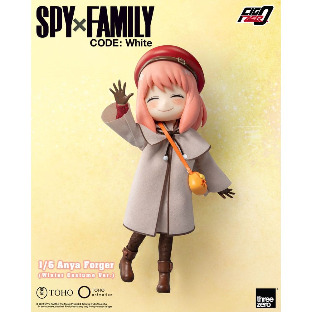 (PRE-VENTA) Figura Spy x Family Code: White Figura FigZero 1/6 Anya Forger Winter Costume Ver. 17 cm