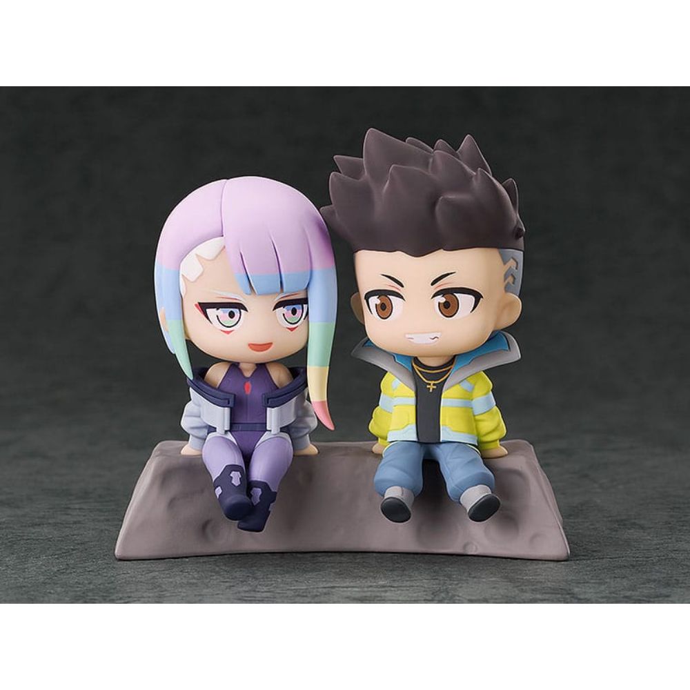 (PRE-VENTA) Figura Cyberpunk: Edgerunners Pack de 2 Minifiguras Qset David & Lucy - To The Moon 8 cm