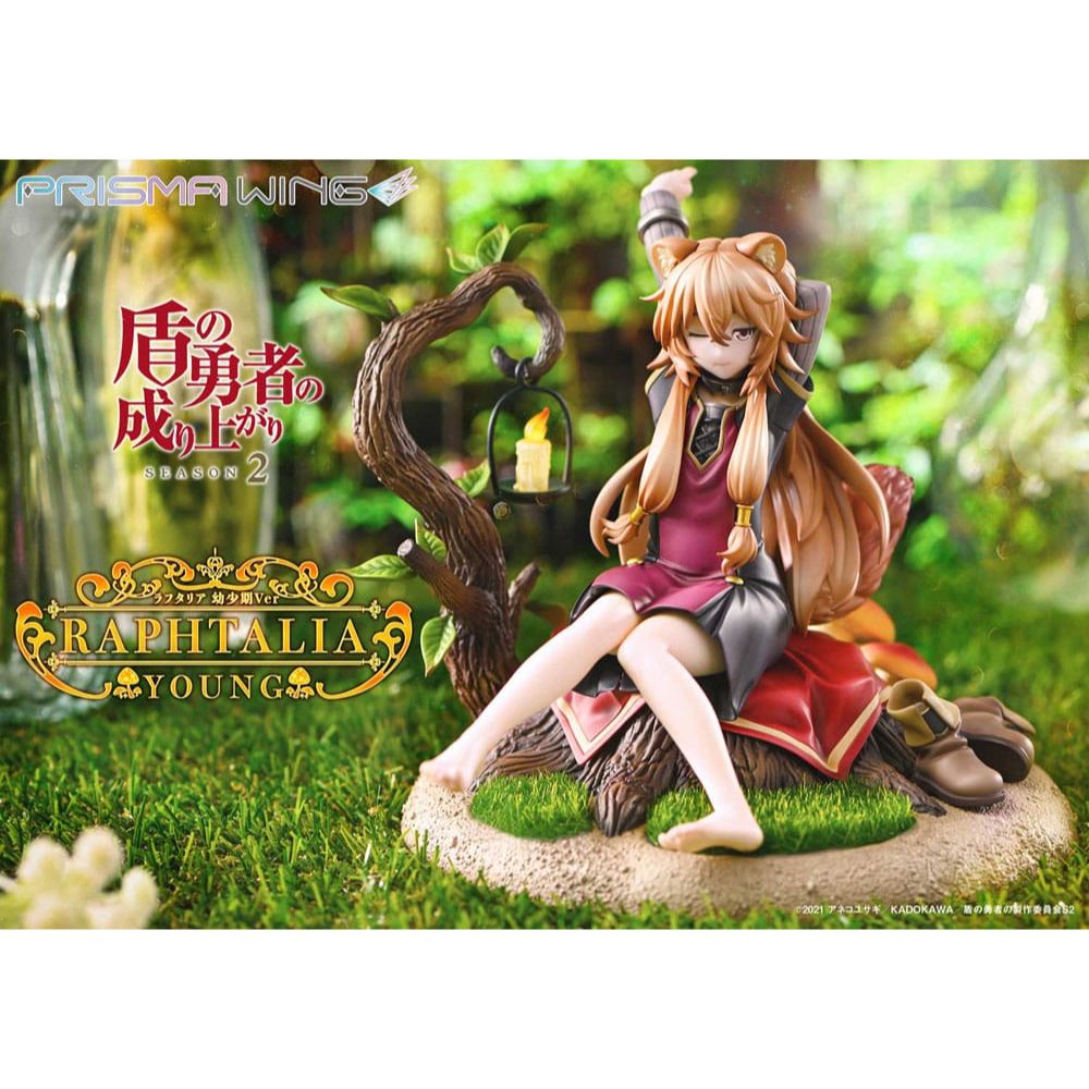 (PRE-VENTA) Figura ShikThe Rising of the shield Hero Season 2 Estatua PVC 1/7 Prisma Wing Raphtalia Young Version 15 cm
