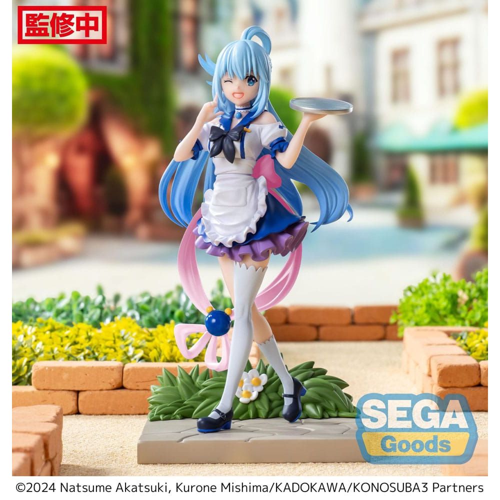 (PRE-VENTA) Figura Konosuba - An Explosion on This Wonderful World! Series Estatua Luminasta PVC Aqua 18 cm