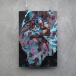 Poster Jinx de Arcane League of Legends