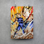 Poster Majin Vegeta de Dragon Ball