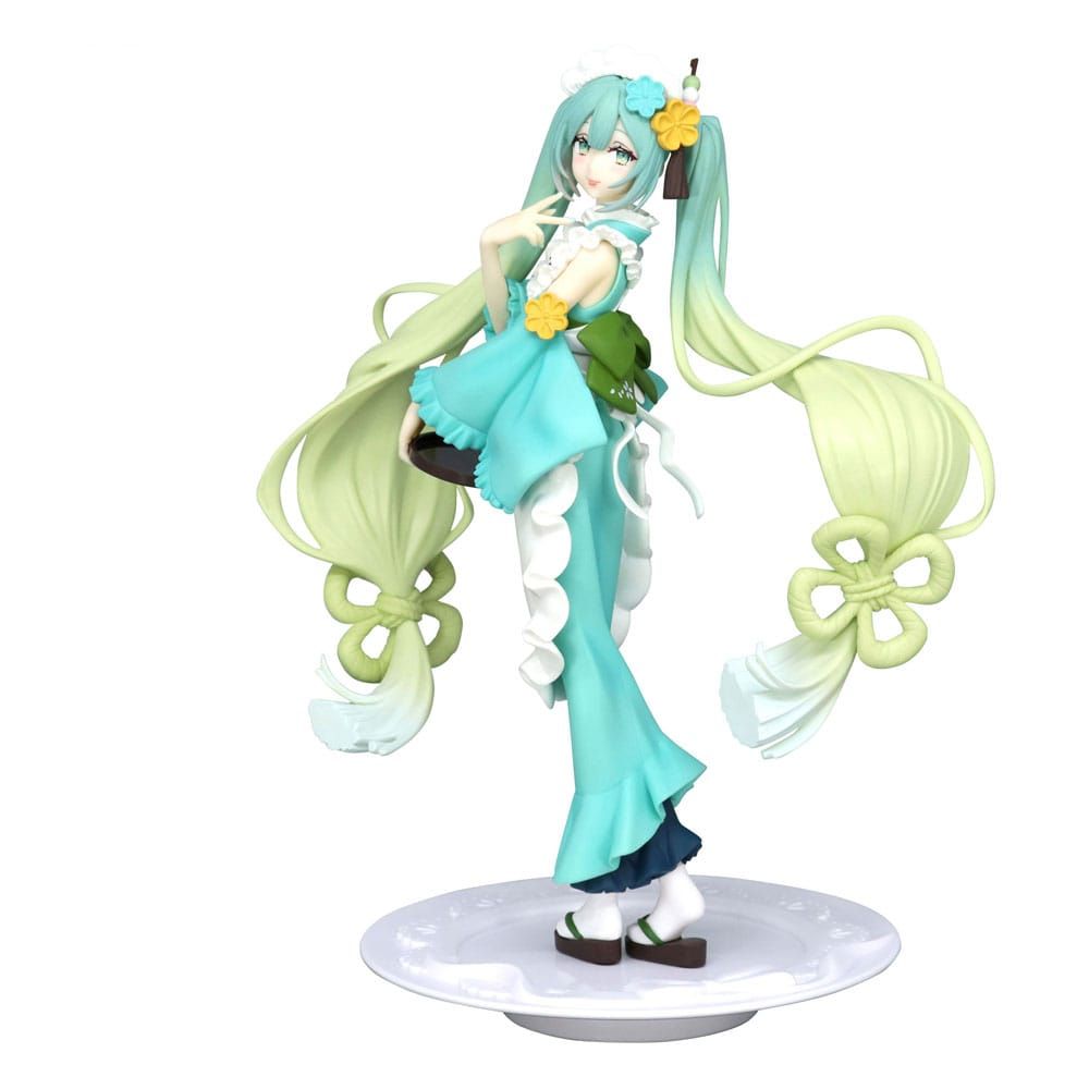 (PRE-VENTA) Figura Hatsune Miku Estatua PVC Exceed Creative Matcha Green Tea Parfait Mint Ver. 21 cm