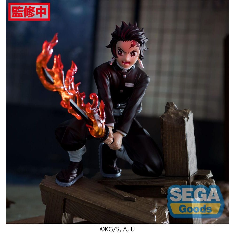 (PRE-VENTA) Figura Demon Slayer: Kimetsu no Yaiba Xross Link Anime Estatua PVC Tanjiro Kamado -Swordsmith Village Arc- 12 cm