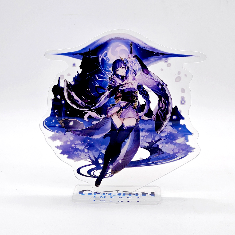 Figura Acrílica Shogun Raiden Genshin Impact