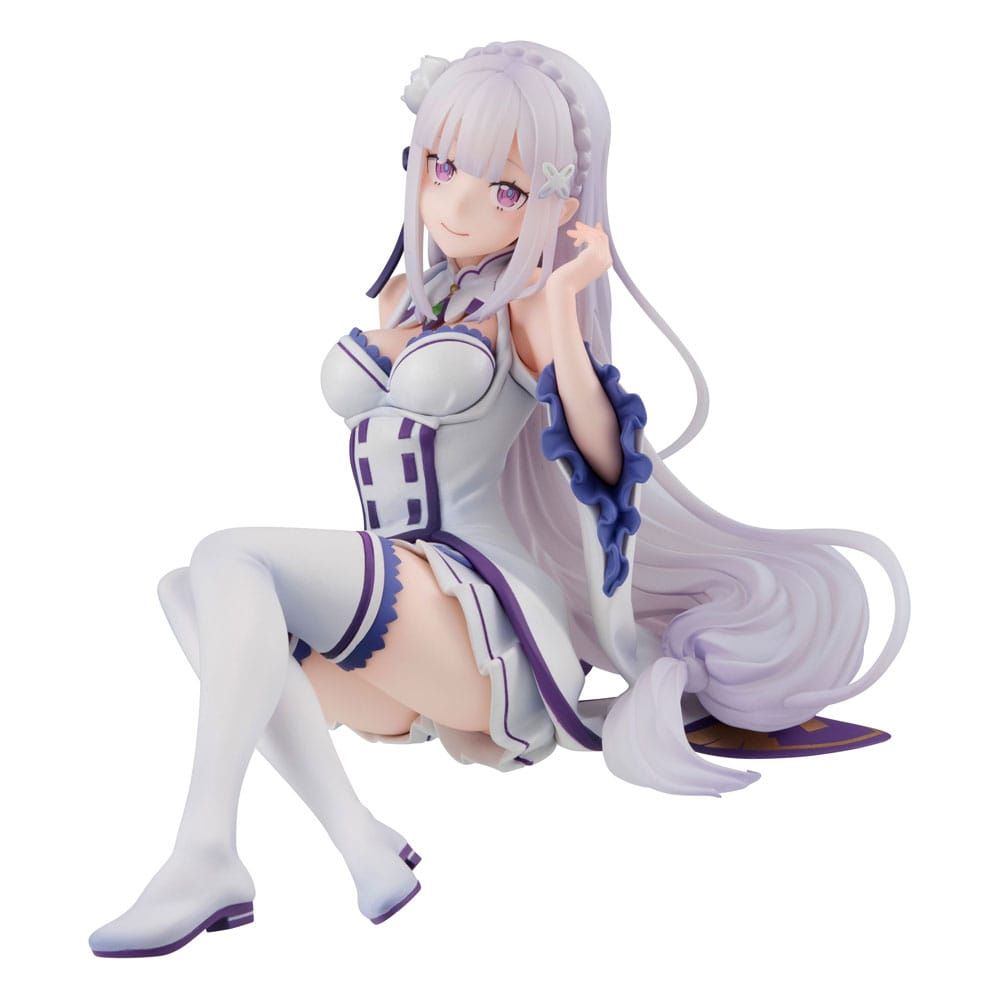 (PRE-VENTA) Figura Re:ZERO Starting Life in Another World Estatua PVC Melty Princess Emilia Palm Size 9 cm