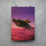 Poster Shenron de Dragon Ball tributo a Akira Toriyama