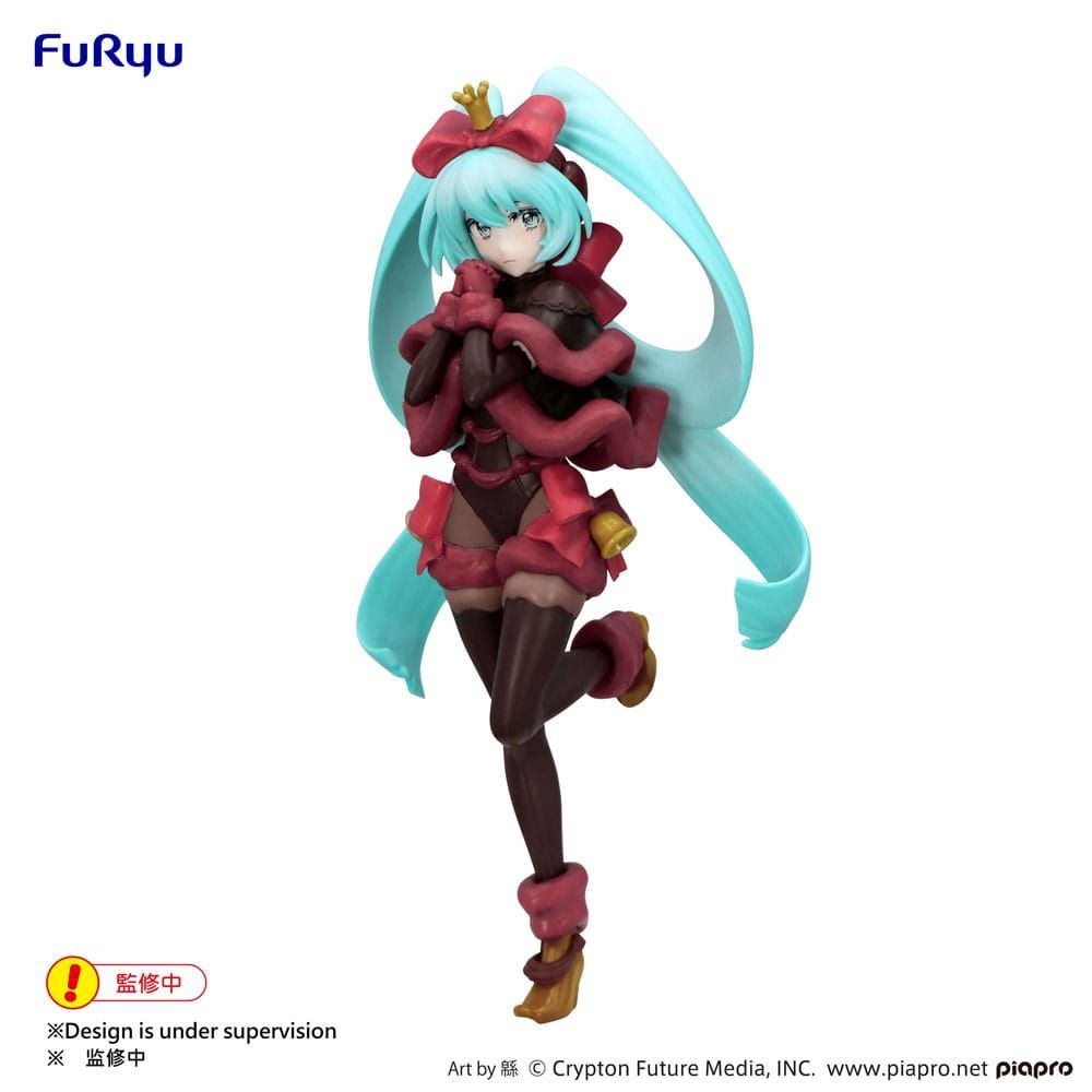 (PRE-VENTA) Figura Hatsune Miku Estatua PVC Exceed Creative SweetSweets Series Noel Raspberry Ver. 21 cm