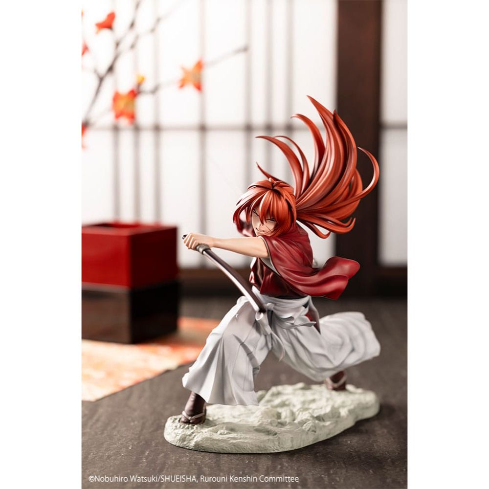 (PRE-VENTA) Figura Rurouni Kenshin Estatua ARTFXJ PVC 1/8 Kenshin Himura 20 cm