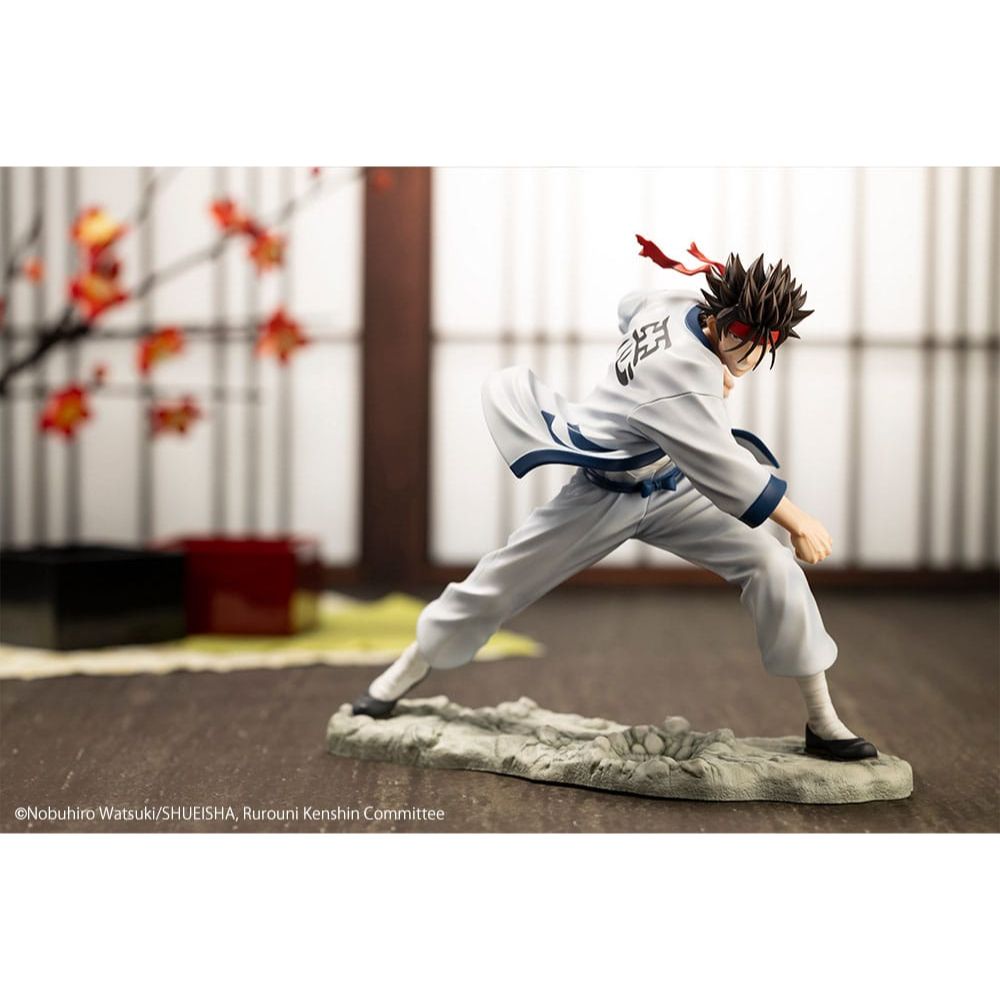 (PRE-VENTA) Figura Rurouni Kenshin Estatua ARTFXJ PVC 1/8 Sanosuke Sagara 18 cm