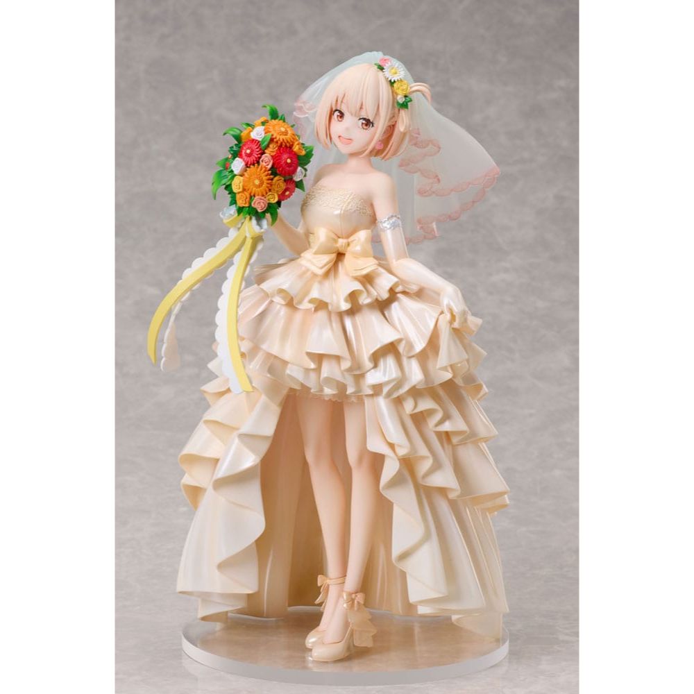 (PRE-VENTA) Figura Lycoris Recoil Estatua PVC 1/7 Chisato Nishikigi Wedding dress Ver. 26 cm