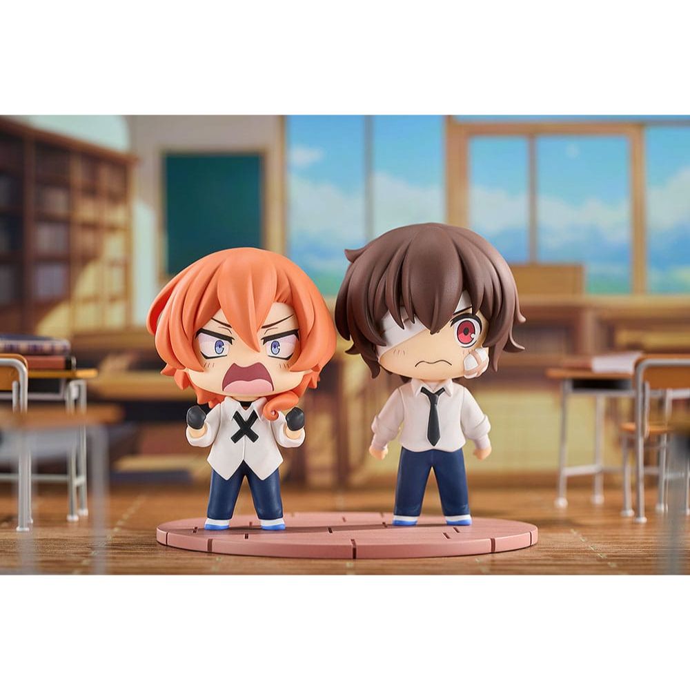 (PRE-VENTA) Figura Bungo Stray Dogs Wan! Figuras Chibi Osamu Dazai & Chuya Nakahara: Fourteen-Year-Old Ver. 8 cm
