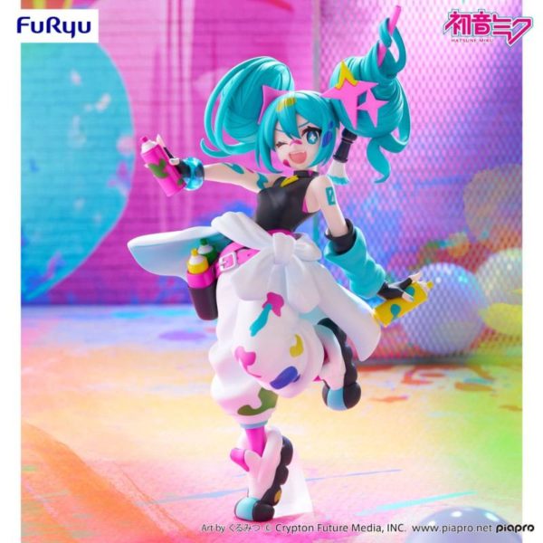 (PRE-VENTA) Figura Hatsune Miku Estatua PVC Trio-Try-iT Miku Paint Girl 19 cm