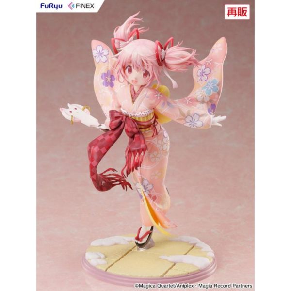 (PRE-VENTA) Figura Puella Magi Madoka Magica Side Story Magia Record Estatua PVC 1/7 Madoka Kaname Kimono Ver. 22 cm