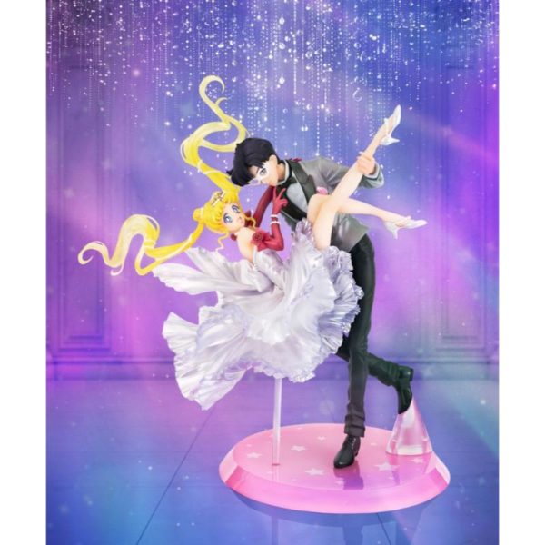 (PRE-VENTA) Figura Sailor Moon Estatua PVC FiguartsZERO Chouette Usagi & Tuxedo Mask Moonlight Glow Edition 24 cm