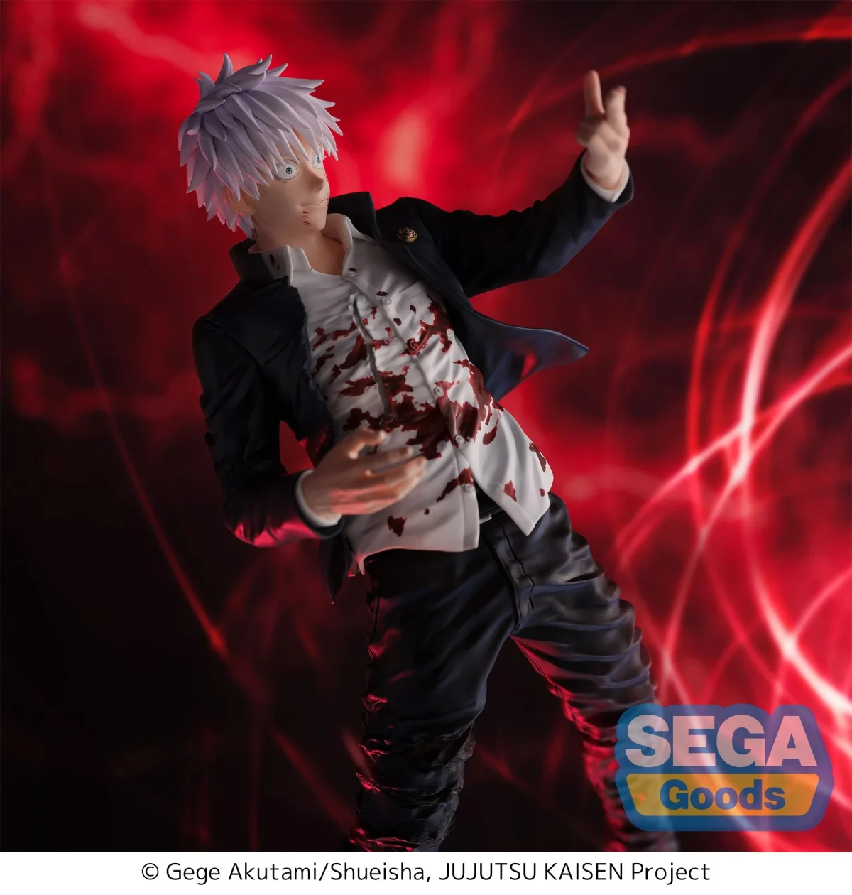 Figura Satoru Gojo - Jujutsu Kaisen - SEGA FigurizMa - Versión Batalla (Sangrienta) - Imagen 4