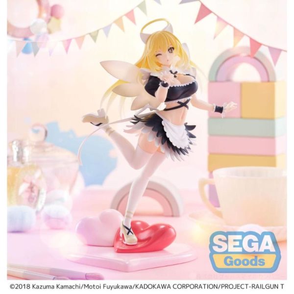 (PRE-VENTA) Figura A Certain Scientific Railgun T Estatua Luminasta PVC Misaki Shokuhou Fallen Angel Maid 20 cm