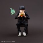 (PRE-VENTA) Figura Mob Psycho 100 III x Bunbougu Cafe 2022 Estatua PVC Shigeo Kageyama & Ekubo 13 cm - Imagen 2