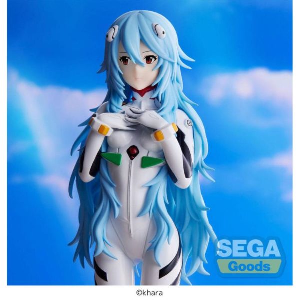 (PRE-VENTA) Figura Evangelion: 3.0+1.0 Thrice Upon a Time Estatua PVC SPM Rei Ayanami Long Hair Ver. 21 cm