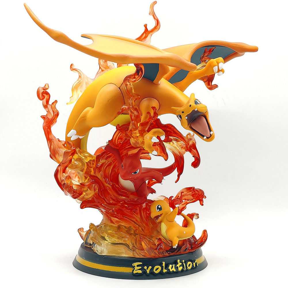 Figura de Charizard - Charmeleom y Charmander - Pokemon