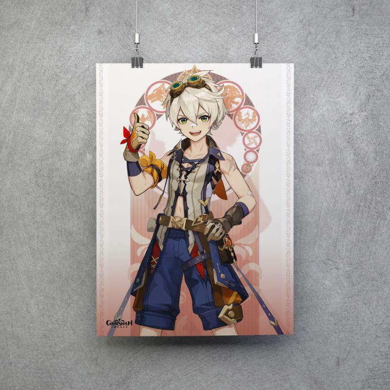 Poster Bennett de Genshin Impact
