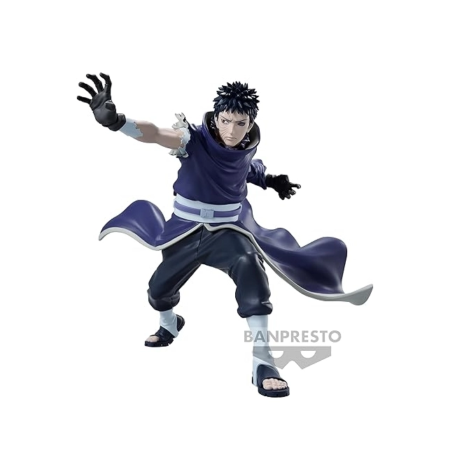 Figura Obito Uchiha II Naruto Shippuden - Vibration Stars, 14 cm Banpresto
