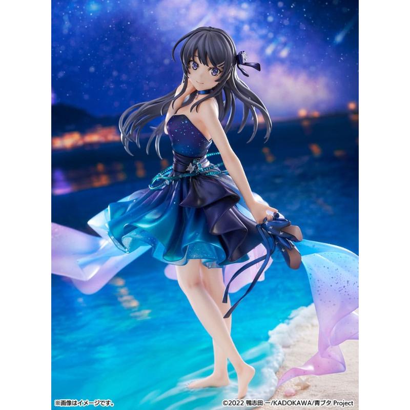 (PRE-VENTA) Figura Rascal Does Not Dream of Bunny Girl Senpai Estatua PVC 1/7 Mai Sakurajima Starry night sky Ver. 25 cm